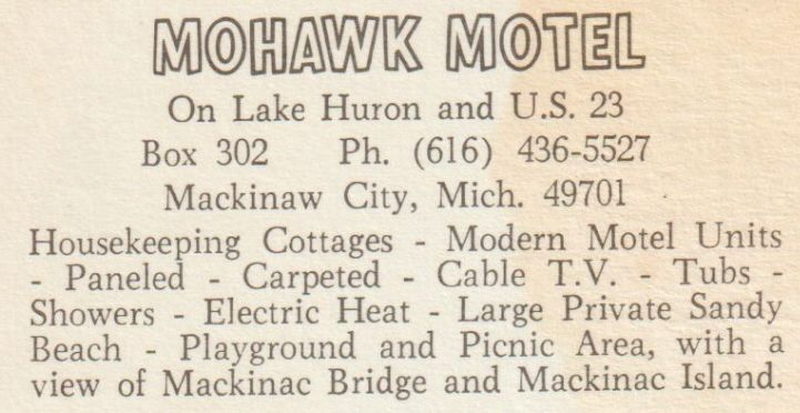 Mohawk Motel (Mohawk Motor Court) - Vintage Postcard (newer photo)